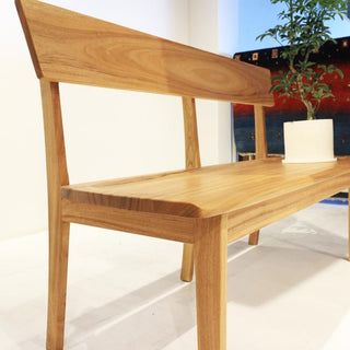 HASHIZUME - HIMUKA Bench (with backrest)