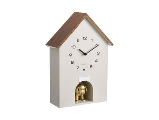 Karlsson Wall Clock Dog House with wooden roof 小狗鐘
