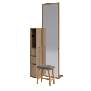 SHIGIYAMA CW Full-length Dresser with stool