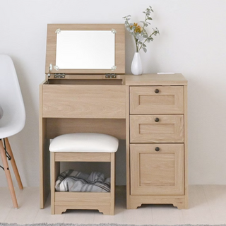 Sato Sangyo ANRI Desk Dresser Set (with Stool)