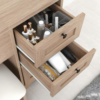 Sato Sangyo ANRI Desk Dresser Set (with Stool)