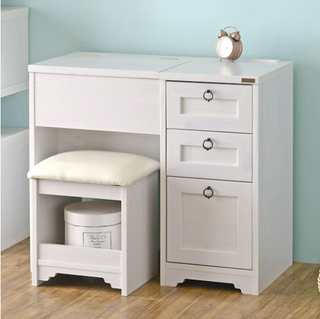 Sato Sangyo ANRI Desk Dresser Set (with Stool)