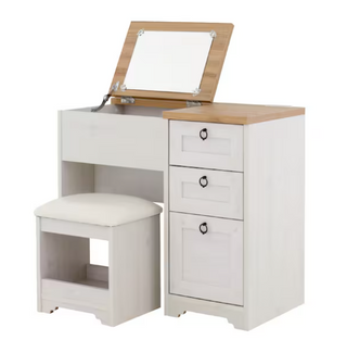 Sato Sangyo ANRI Desk Dresser Set (with Stool)