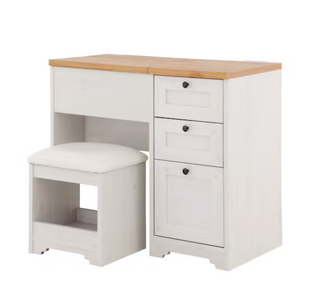 Sato Sangyo ANRI Desk Dresser Set (with Stool)