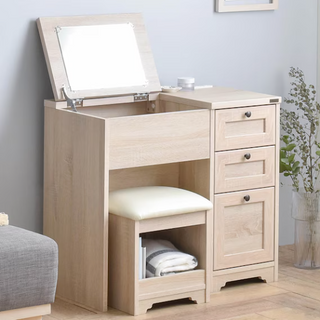 Sato Sangyo ANRI Desk Dresser Set (with Stool)