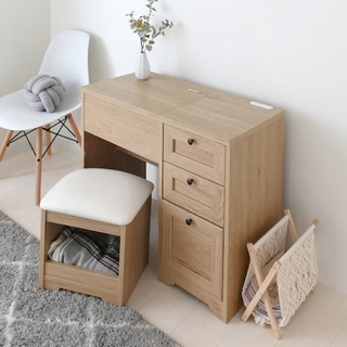 Sato Sangyo ANRI Desk Dresser Set (with Stool)