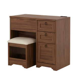 Sato Sangyo ANRI Desk Dresser Set (with Stool)