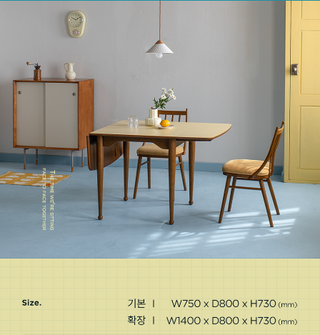 Korea RosaMansion SOPHIA Folding Extendable Table