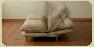 Korea RosaMansion TARS Folding Fabric Sofa