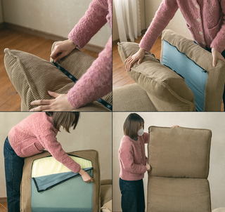 Korea RosaMansion TARS Folding Fabric Sofa