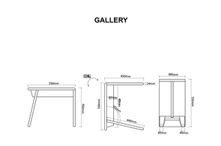 HASHIZUME - YURURI Side table -7 (2-WAY)