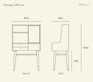 Korea RosaMansion LIV Dressing Table