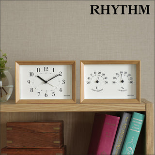 RHYTHM A Series Wooden Table Clock 麗聲座枱木鐘