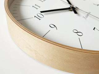 KATOMOKU 加藤木工 Plywood Clock 18 掛墻鐘