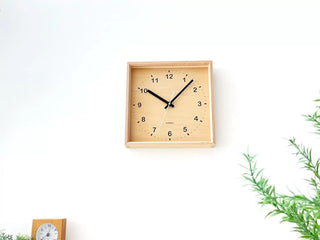 KATOMOKU 加藤木工 Muku Square clock 掛墻鐘