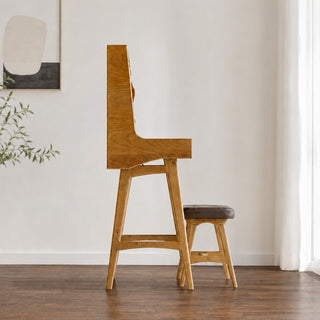 ICHIBA RASIC Mirror Dresser with Stool