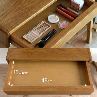 ICHIBA RASIC Mirror Dresser with Stool