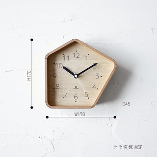 Yamato Five Angles clock 木鐘