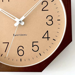 KATOMOKU 加藤木工 Muku clock 2 八角形 掛墻鐘