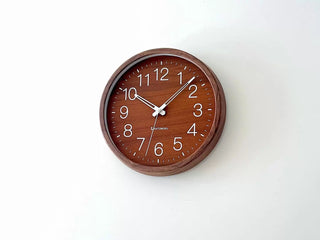 KATOMOKU 加藤木工 Muku clock 2 - Walnut 掛墻鐘