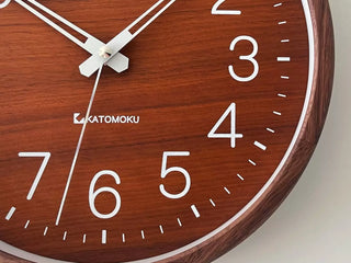 KATOMOKU 加藤木工 Muku clock 2 - Walnut 掛墻鐘