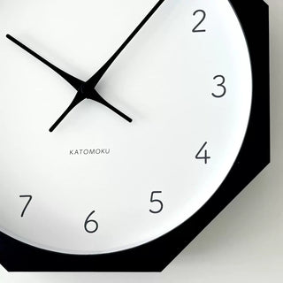 KATOMOKU 加藤木工 Muku clock 7 八角形 掛墻鐘