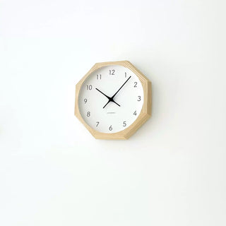 KATOMOKU 加藤木工 Muku clock 7 八角形 掛墻鐘