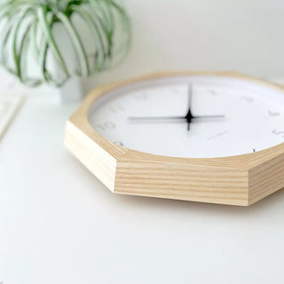 KATOMOKU 加藤木工 Muku clock 7 八角形 掛墻鐘