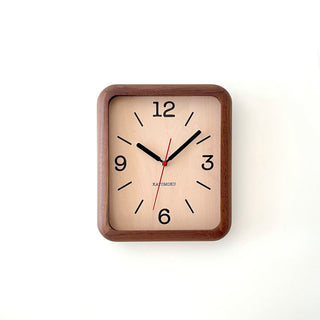 KATOMOKU 加藤木工 Muku Clock 19 - Walnut