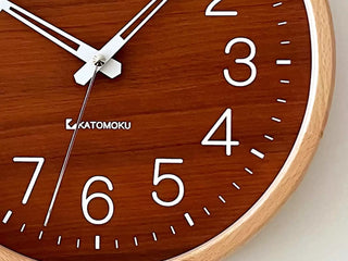 KATOMOKU 加藤木工 Muku clock 2 - Oka 掛墻鐘