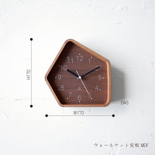 Yamato Five Angles clock 木鐘
