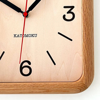 KATOMOKU 加藤木工 Muku Clock 19 - Oak