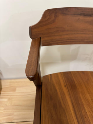 Clearance Sale - 1-Style Urban Short Arm Chair-Walnut