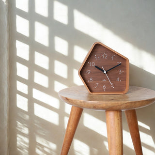 Yamato Five Angles clock 木鐘