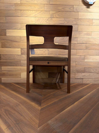 Clearance Sale - TOYOMOKU SEPINTO Dining Chair #Walnut / Aqua Clean