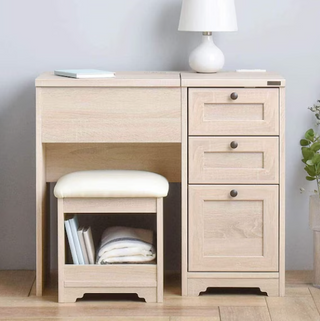 Sato Sangyo ANRI Desk Dresser Set (with Stool)