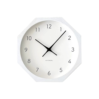 KATOMOKU 加藤木工 Muku clock 7 八角形 掛墻鐘