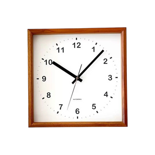KATOMOKU 加藤木工 Muku Square clock - WH 掛墻鐘