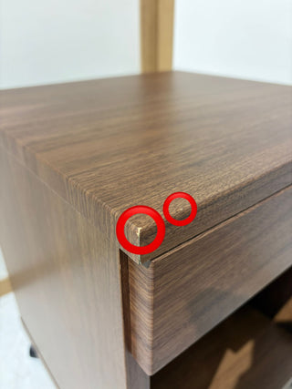 Clearance Sale - Alpha Night Table - Walnut