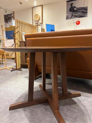 Clearance Sale - Fujishi A STAGE Round Dining Table - Walnut