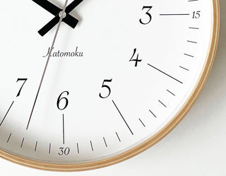 KATOMOKU 加藤木工 Plywood Clock 18 掛墻鐘