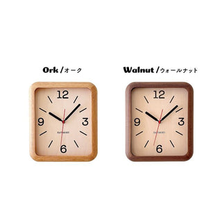 KATOMOKU 加藤木工 Muku Clock 19 - Walnut