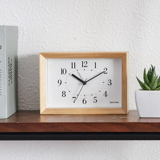 RHYTHM A Series Wooden Table Clock 麗聲座枱木鐘