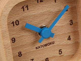 KATOMOKU 加藤木工 Mini Clock 角