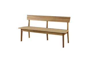 HASHIZUME - HIMUKA Bench (with backrest)