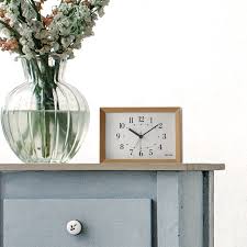 RHYTHM A Series Wooden Table Clock 麗聲座枱木鐘