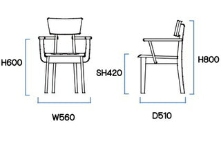 HASHIZUME - HIMUKA Dining Chair DC03