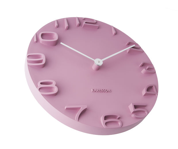 Clearance Sale - Karlsson Wall Clock On the Edge (Pink)