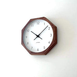KATOMOKU 加藤木工 Muku clock 7 八角形 掛墻鐘