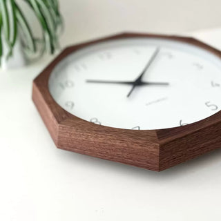 KATOMOKU 加藤木工 Muku clock 7 八角形 掛墻鐘